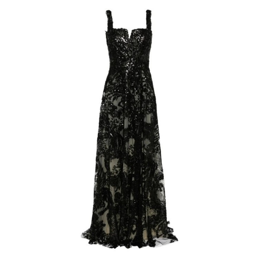 Saiid Kobeisy Embroidered Long Dress - NWT